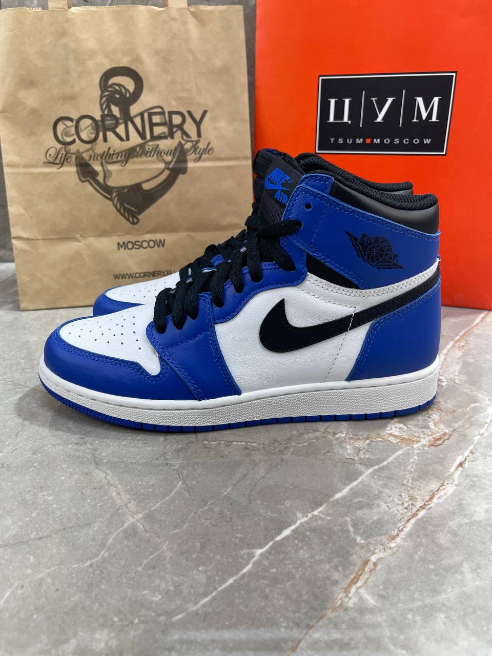 Кроссовки Jordan 1 Retro High Game Royal — фото 2