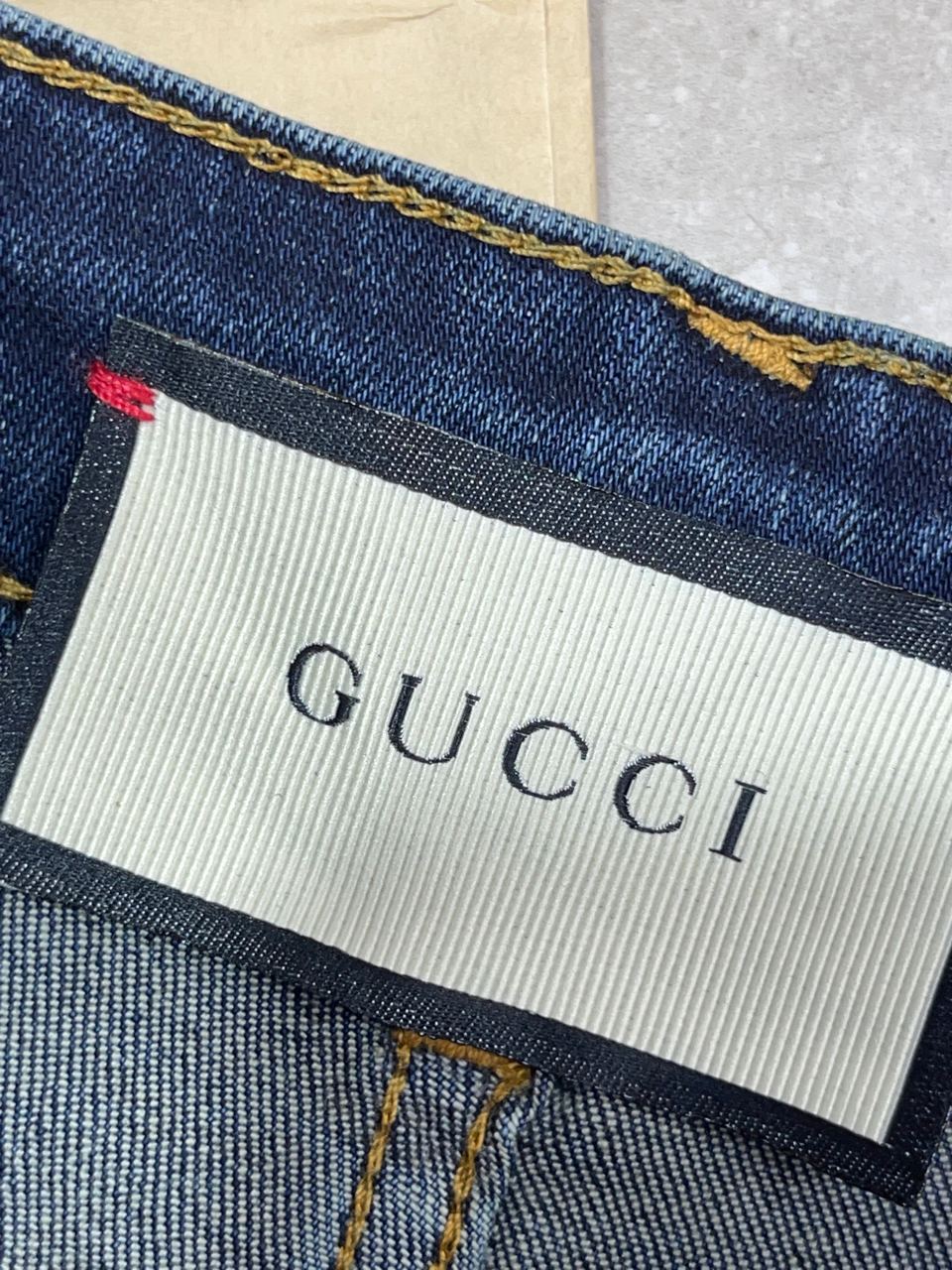 Джинсы Gucci — фото 4