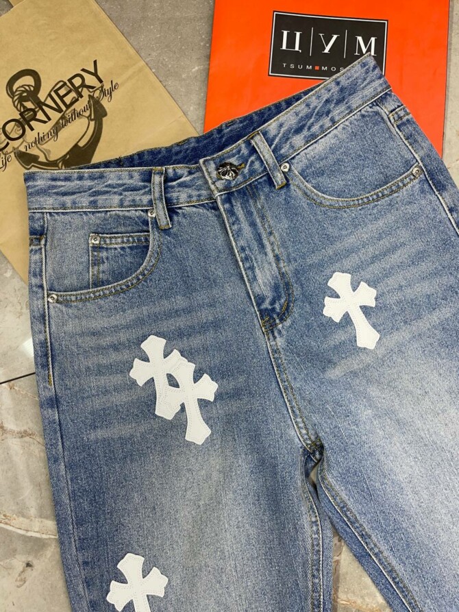 Джинсы Chrome Hearts — изображение 3