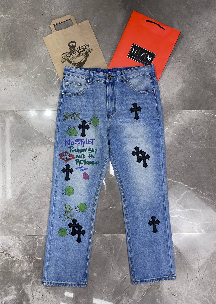 Джинсы Chrome Hearts