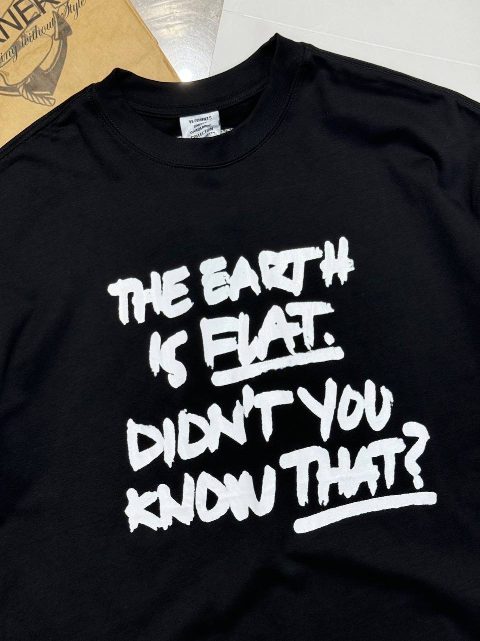 Футболка Vetements Flat Earth — фото 8