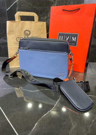 Сумка Louis Vuitton Trio messenger bag blue