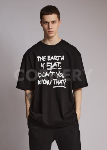 Футболка Vetements Flat Earth