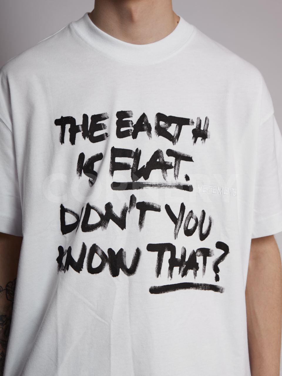 Футболка Vetements Flat Earth — фото 7