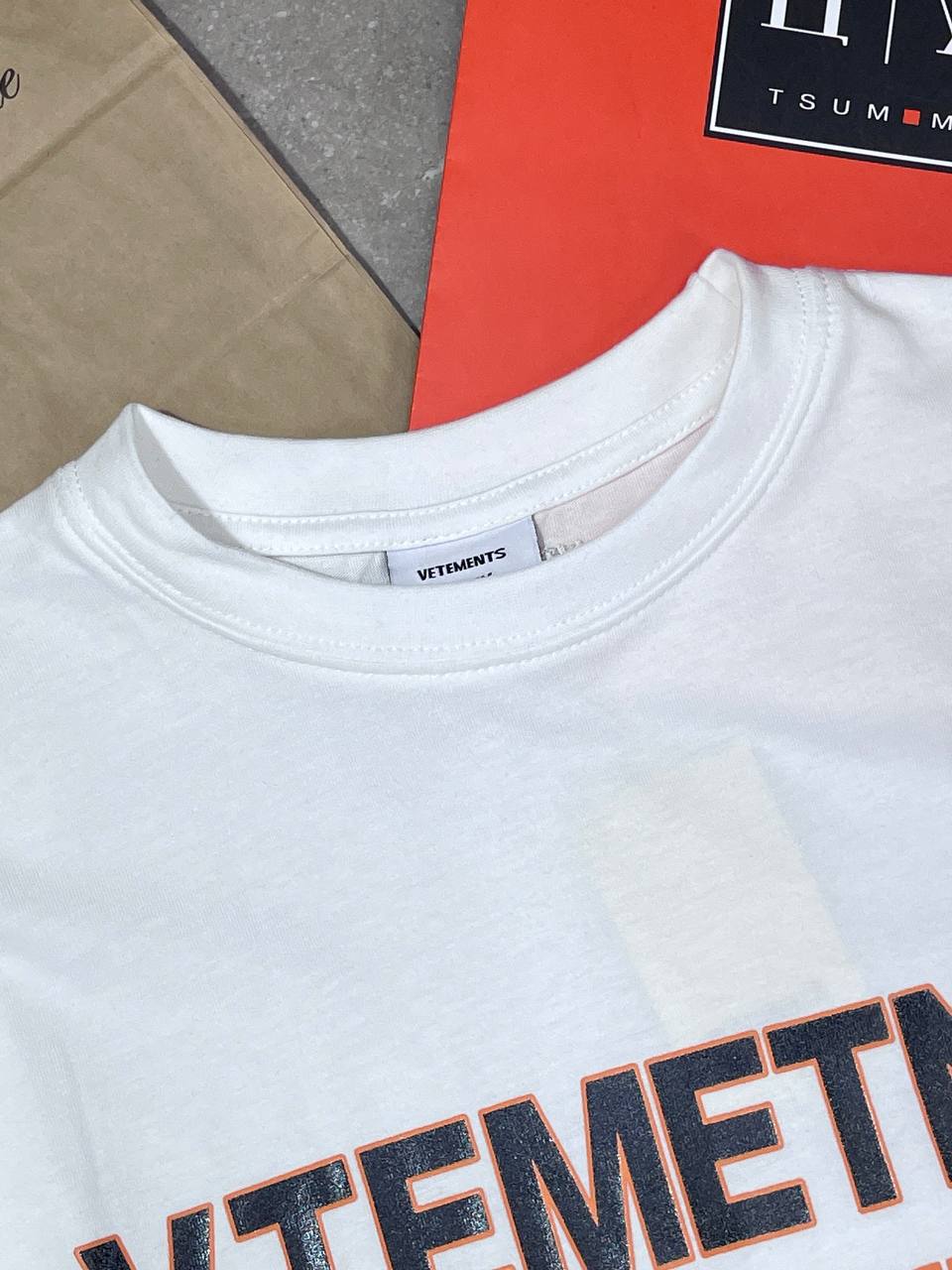 Футболка Vetements Think Dieftrefnly — фото 3
