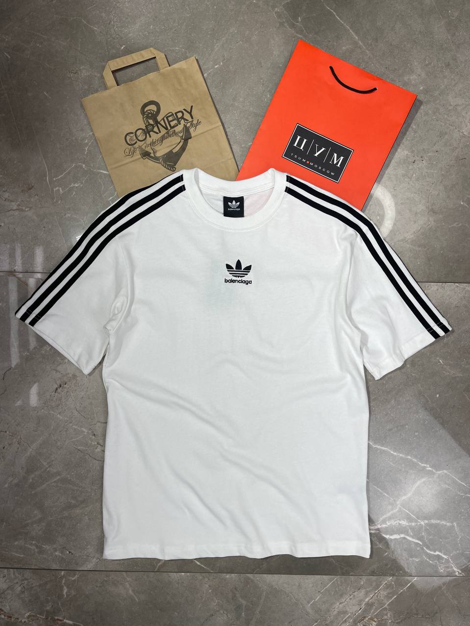 Футболка Balenciaga x Adidas — фото 8