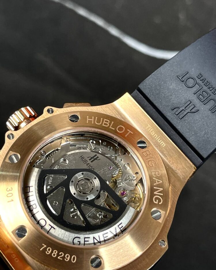 Часы Hublot Big Bang Unico King Gold Blue — фото 5