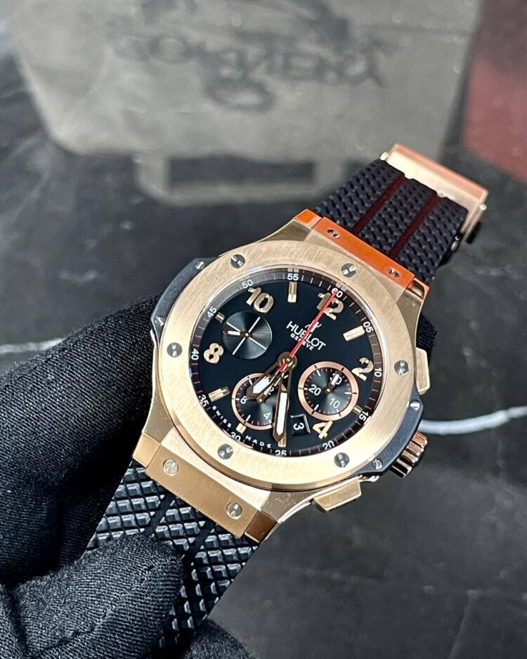 Часы Hublot Big Bang Unico King Gold Blue — фото 8