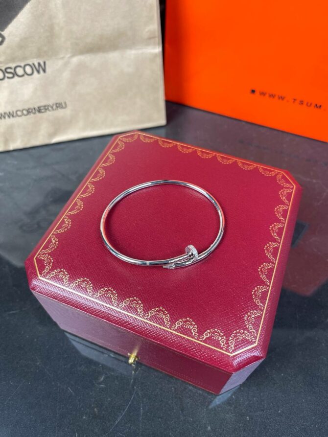 Браслет Cartier(тонкий,камни)