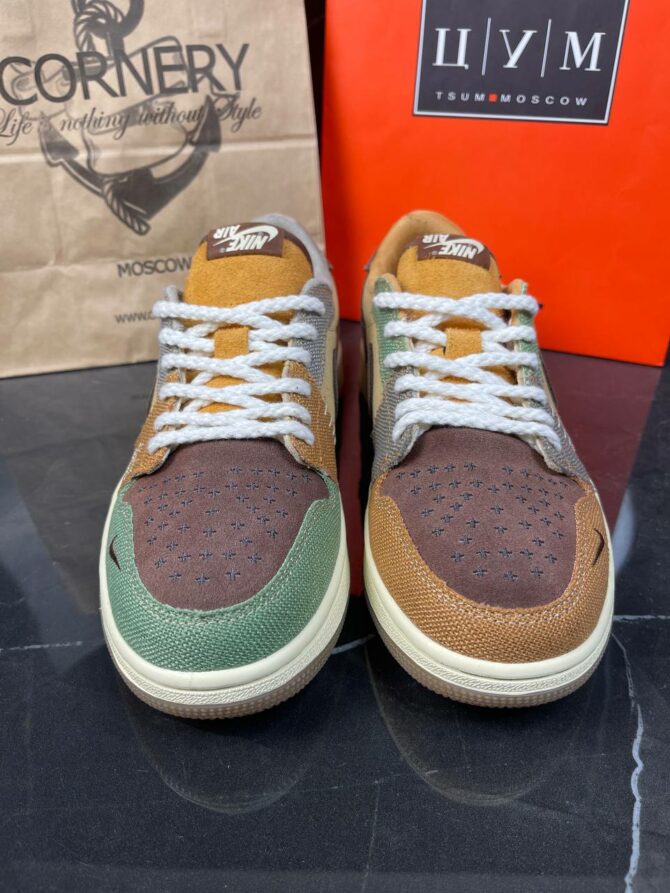 Кеды Nike Zion Williamson X Air Jordan 1 Retro Low OG Voodoo — изображение 2
