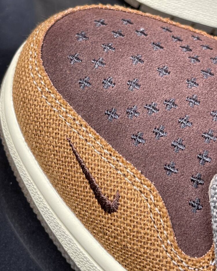 Кеды Nike Zion Williamson X Air Jordan 1 Retro Low OG Voodoo — фото 4