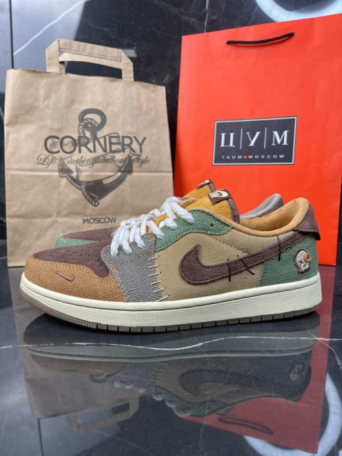Кеды Nike Zion Williamson X Air Jordan 1 Retro Low OG Voodoo — изображение 4
