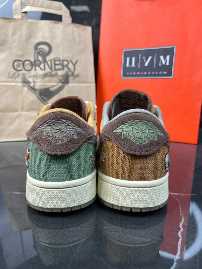 Кеды Nike Zion Williamson X Air Jordan 1 Retro Low OG Voodoo — изображение 5