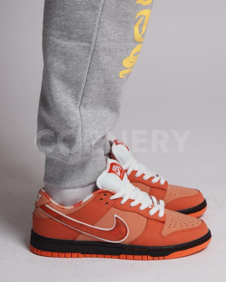 Кеды Nike Concepts X Dunk Low SB Orange Lobster — фото 1