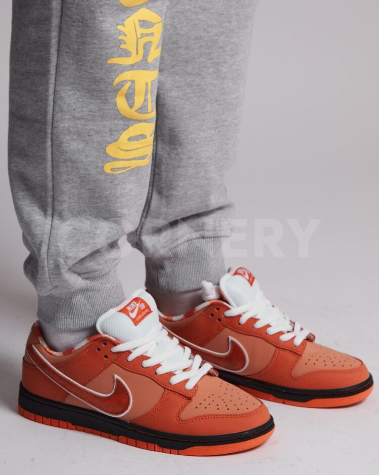 Кеды Nike Concepts X Dunk Low SB Orange Lobster — фото 3