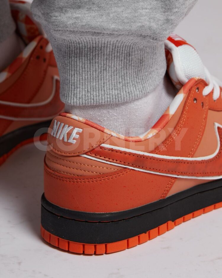 Кеды Nike Concepts X Dunk Low SB Orange Lobster — фото 5