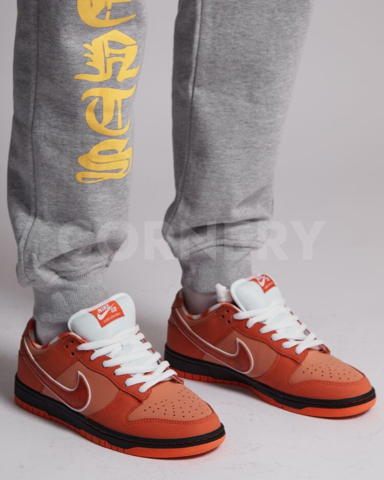 Кеды Nike Concepts X Dunk Low SB Orange Lobster — фото 6