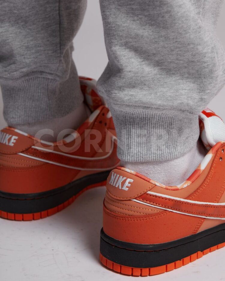 Кеды Nike Concepts X Dunk Low SB Orange Lobster — фото 7