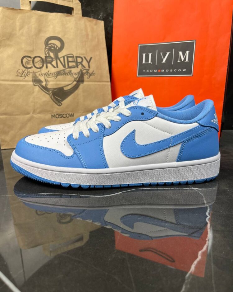 Кеды Air Jordan 1 Low Golf UNC — фото 8