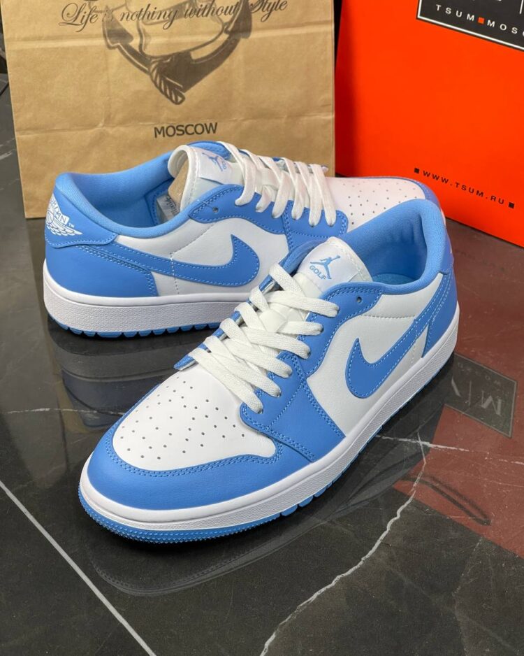 Кеды Air Jordan 1 Low Golf UNC — фото 10