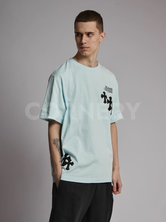 Футболка Off White x Chrome Hearts — изображение 4