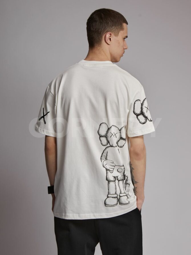 Футболка Off White x Kaws — изображение 2