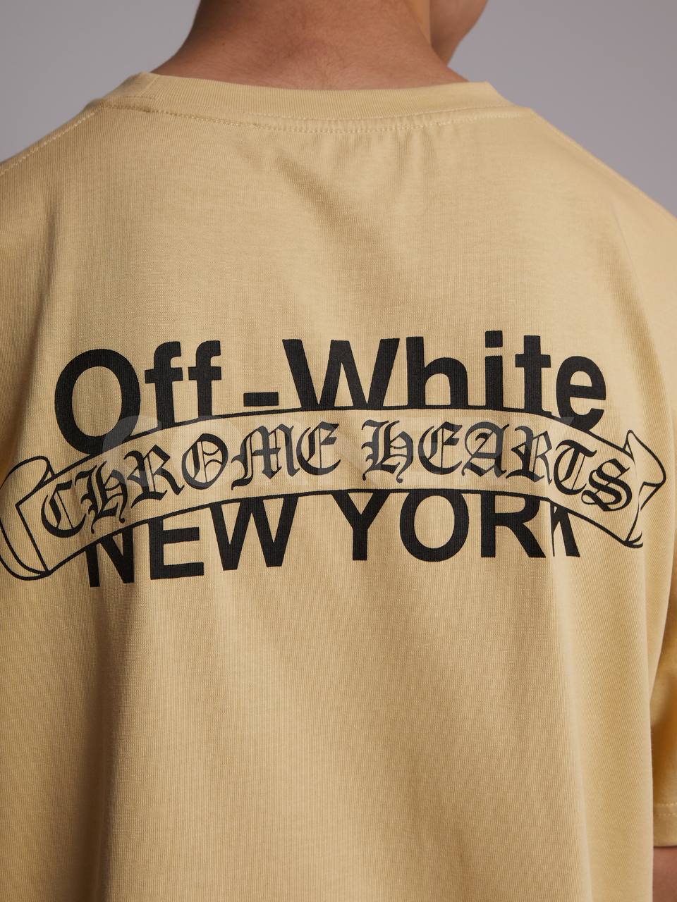 Футболка Off White x Chrome Hearts — фото 10