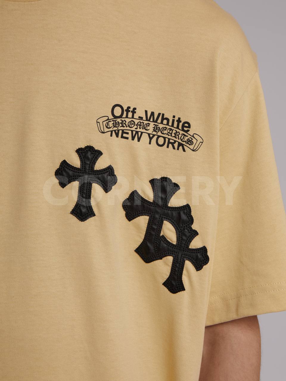 Футболка Off White x Chrome Hearts — фото 9