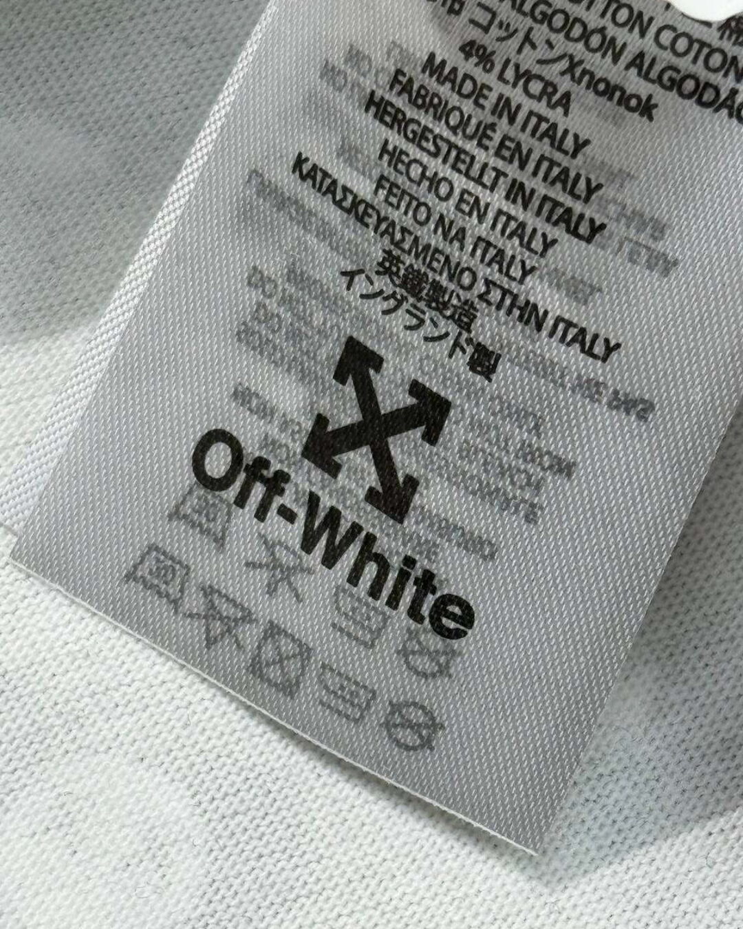 Футболка Off White x Kaws — изображение 9