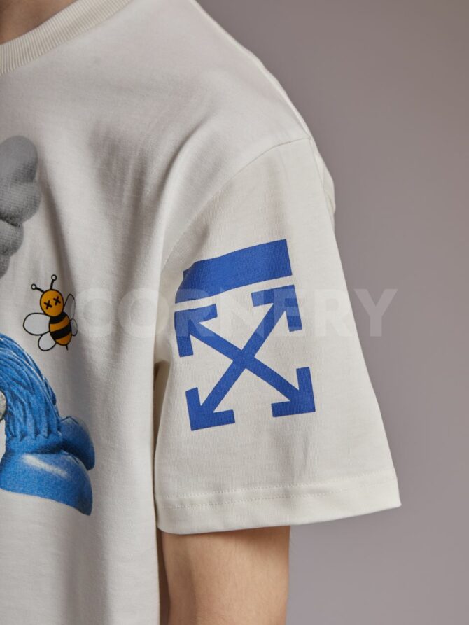 Футболка Off White x Kaws — изображение 5