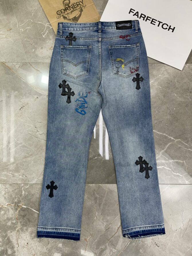Джинсы Chrome Hearts — изображение 2