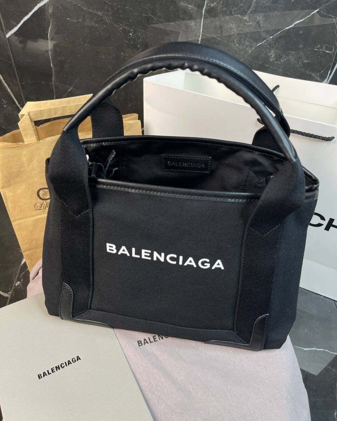 Сумка Balenciaga Navy Cabas — изображение 2