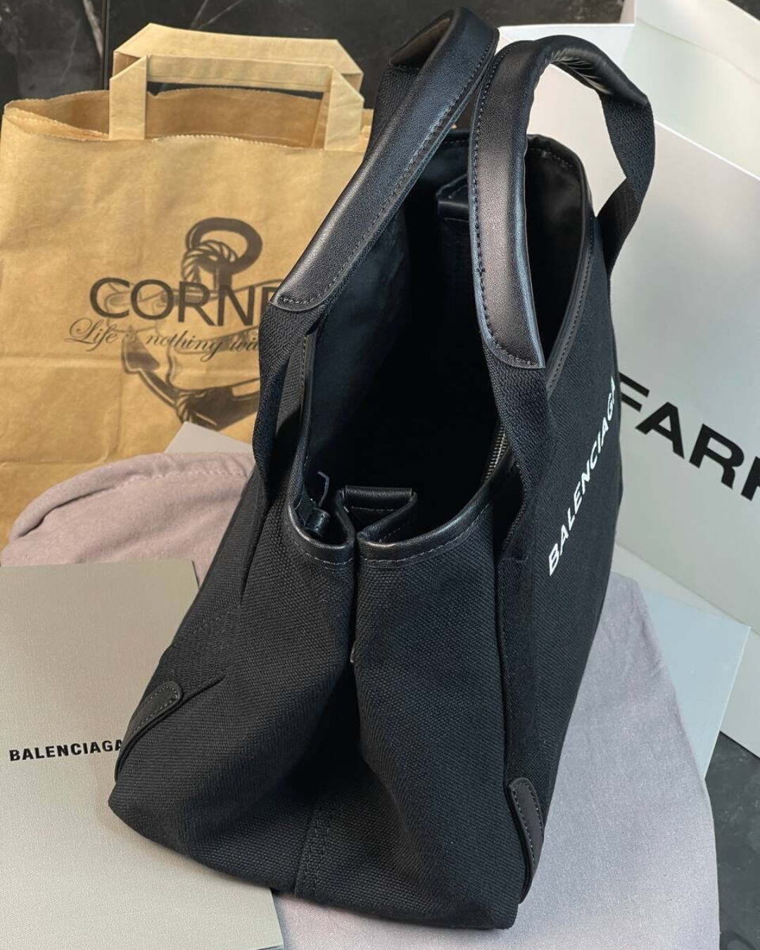 Сумка Balenciaga Navy Cabas — изображение 7