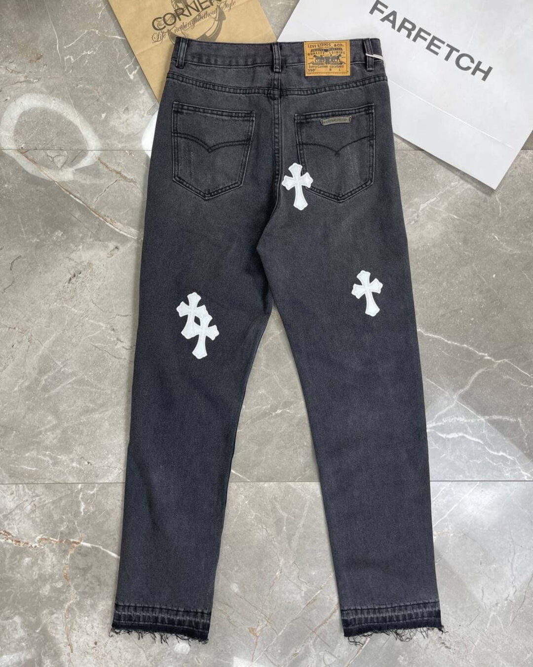 Джинсы Chrome Hearts — изображение 2