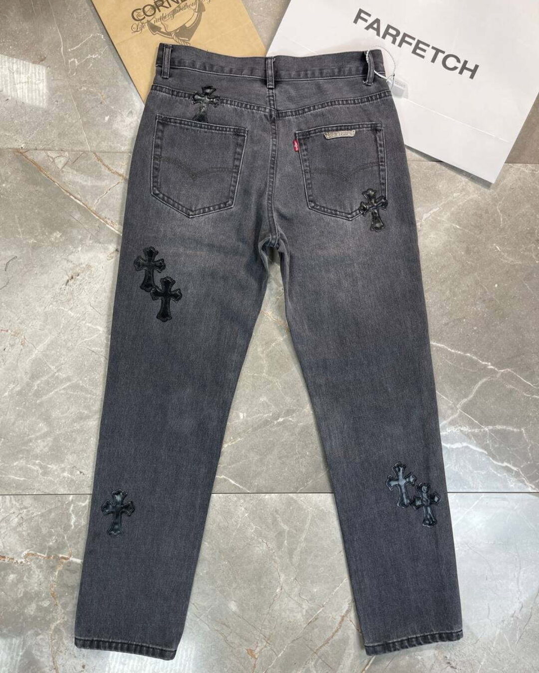 Джинсы Chrome Hearts — изображение 2