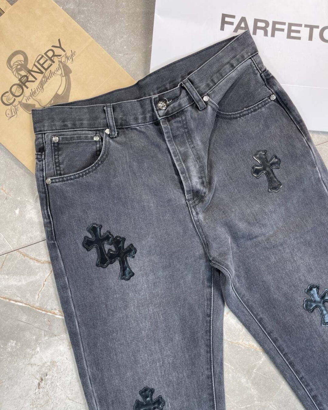 Джинсы Chrome Hearts — изображение 3