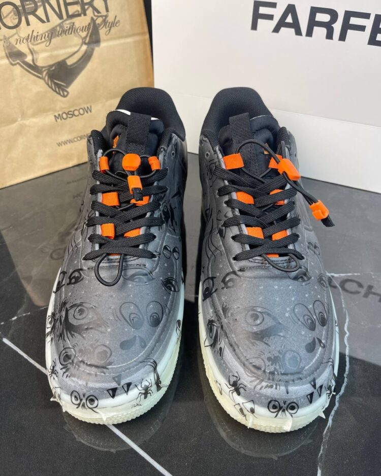 Кеды Nike Air Force 1 Low Experimental Halloween — фото 2