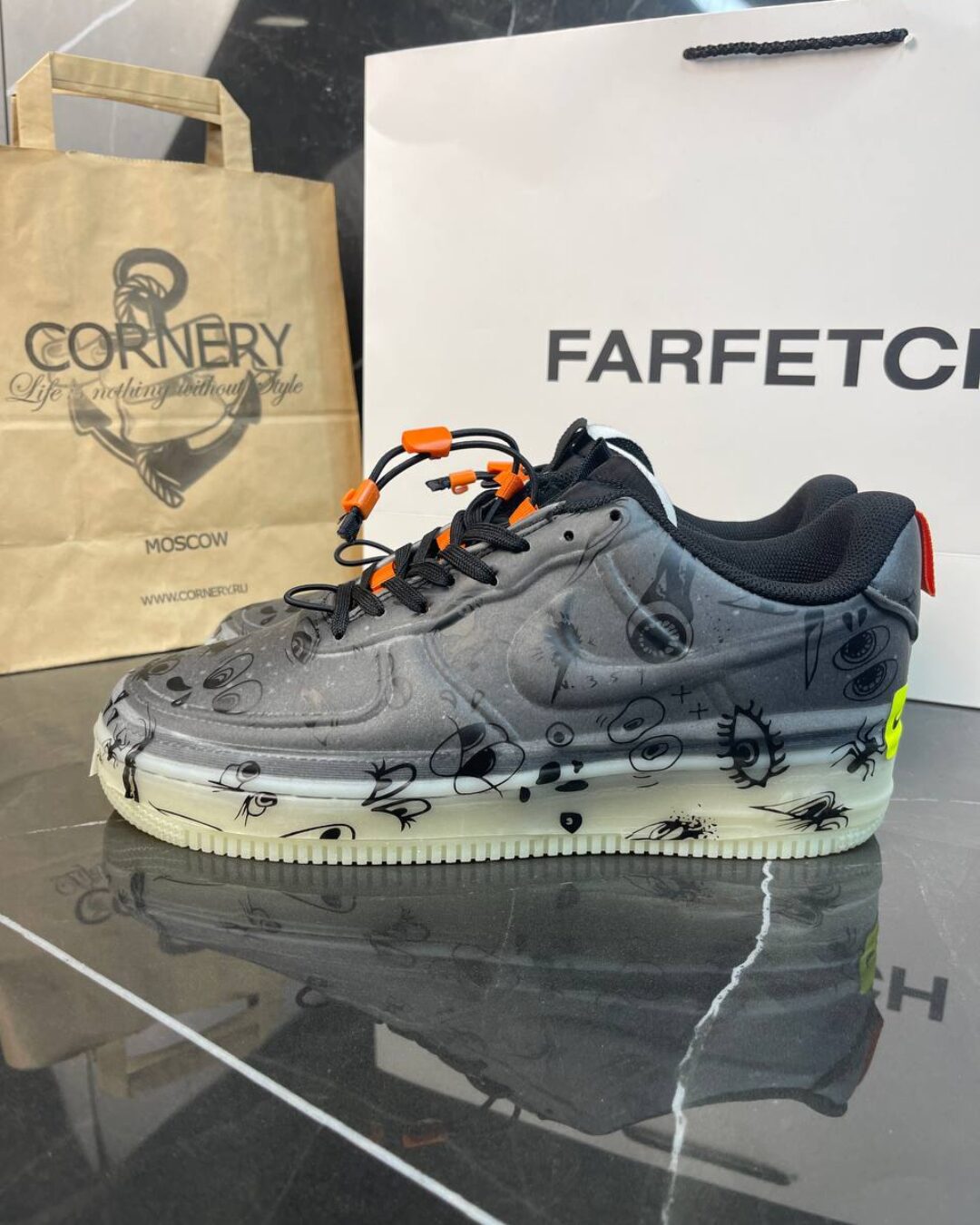 Кеды Nike Air Force 1 Low Experimental Halloween — изображение 3