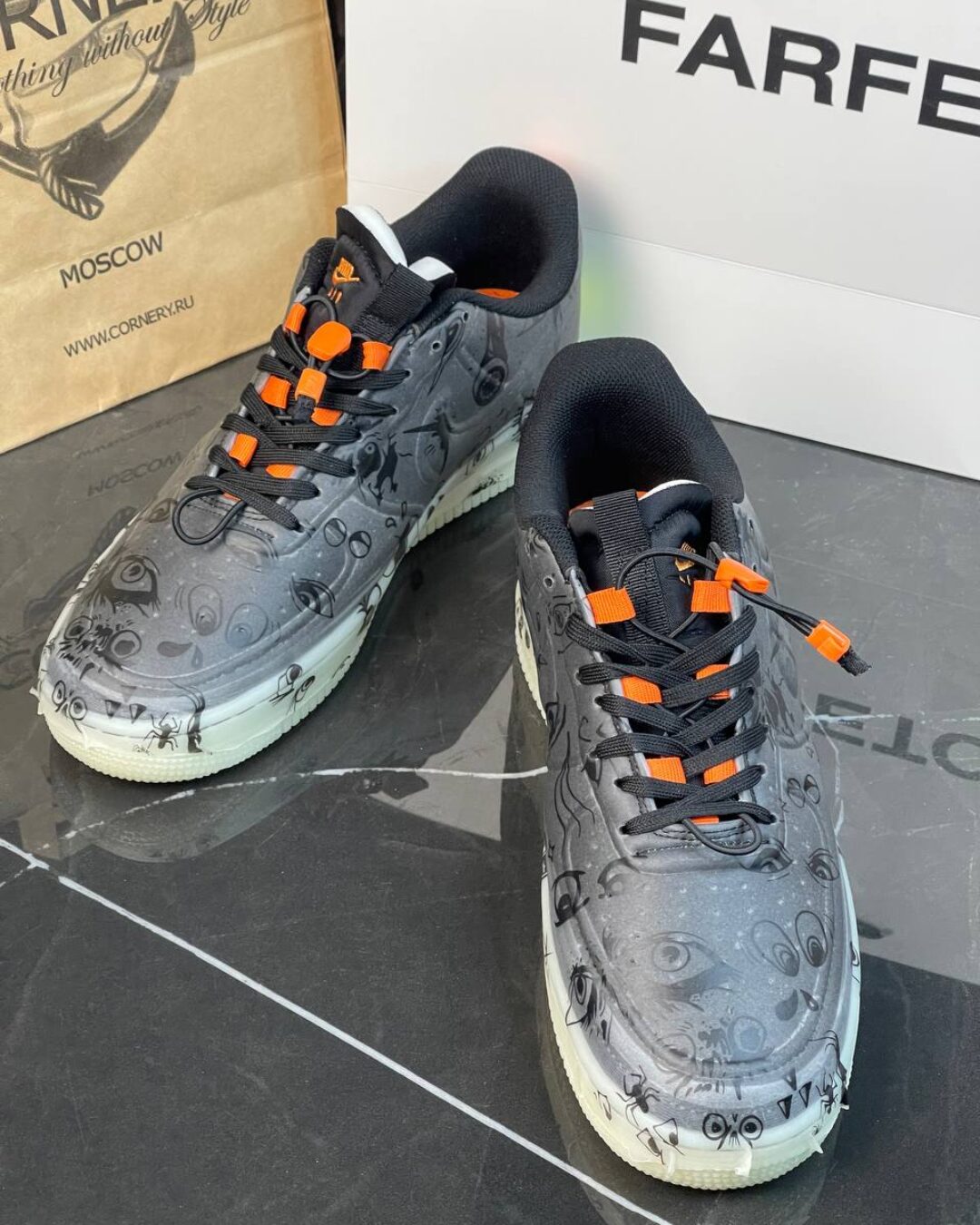 Кеды Nike Air Force 1 Low Experimental Halloween — изображение 4