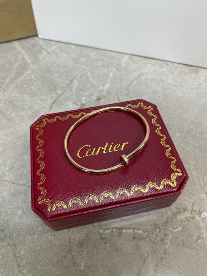 Браслет Cartier Гвоздь(тонкий,камни)