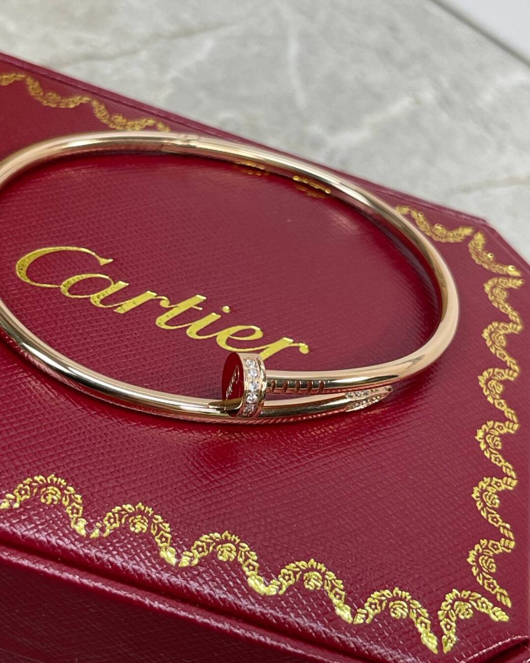 Браслет Cartier Гвоздь(тонкий,камни) — изображение 2