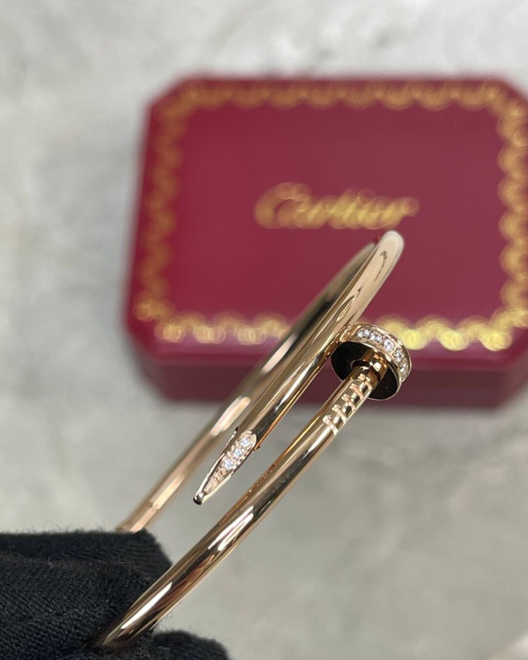 Браслет Cartier Гвоздь(тонкий,камни) — изображение 3