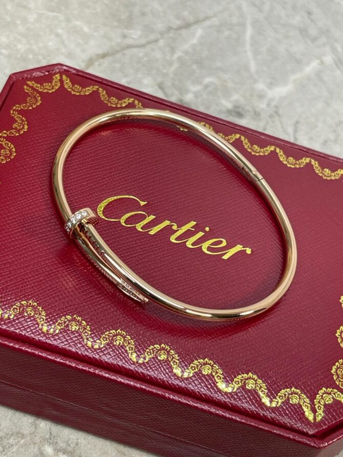 Браслет Cartier Гвоздь(тонкий,камни) — изображение 6