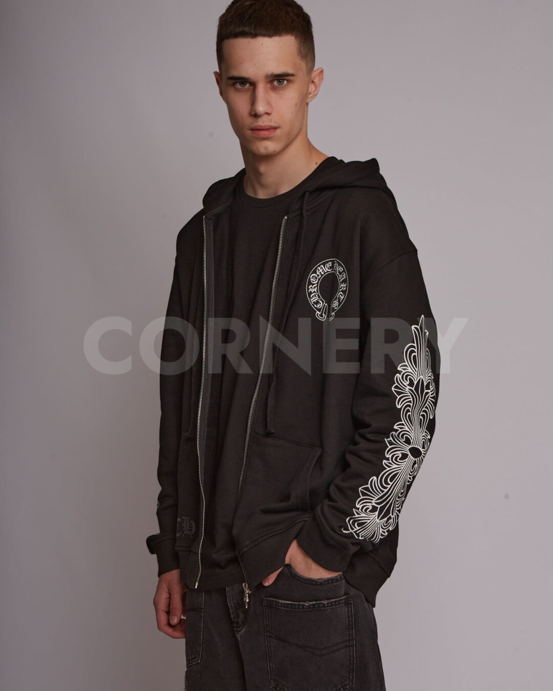 Zip-Худи Chrome Hearts — изображение 3