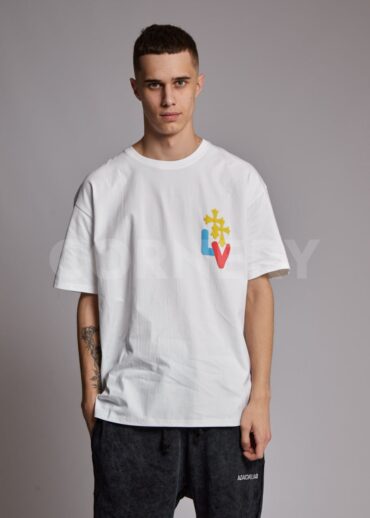 Футболка Louis Vuitton x Chrome Hearts