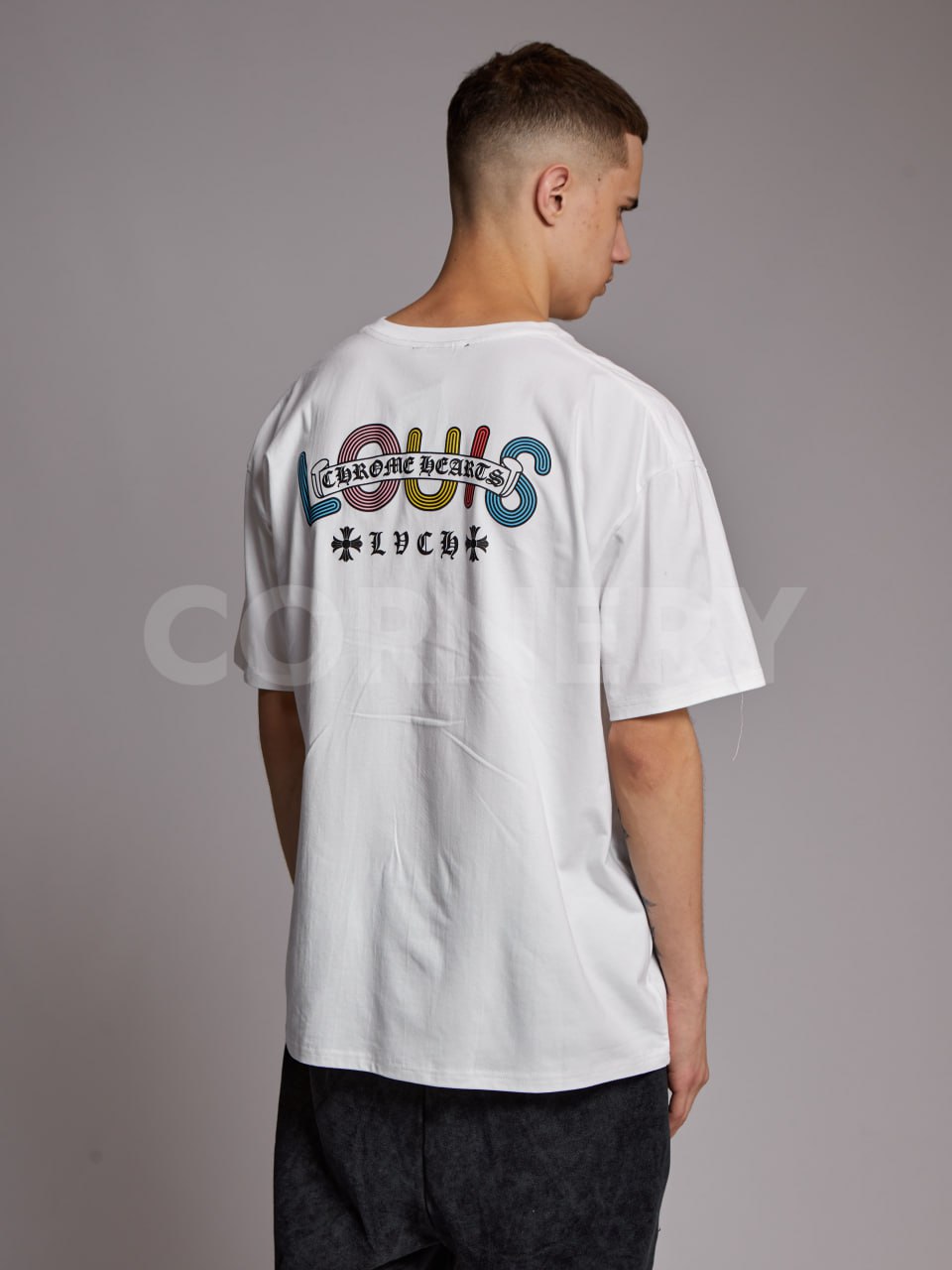 Футболка Louis Vuitton x Chrome Hearts — фото 3