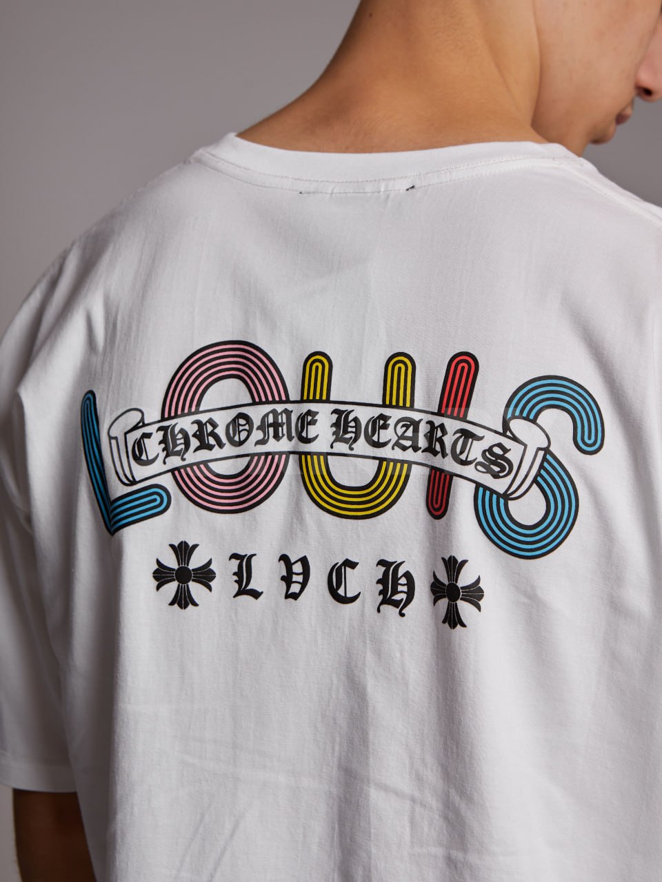 Футболка Louis Vuitton x Chrome Hearts — фото 9