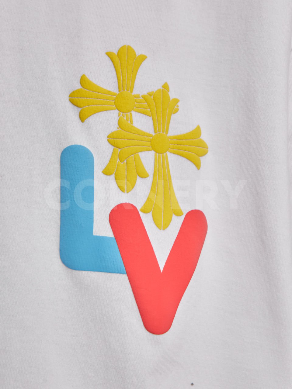 Футболка Louis Vuitton x Chrome Hearts — фото 11