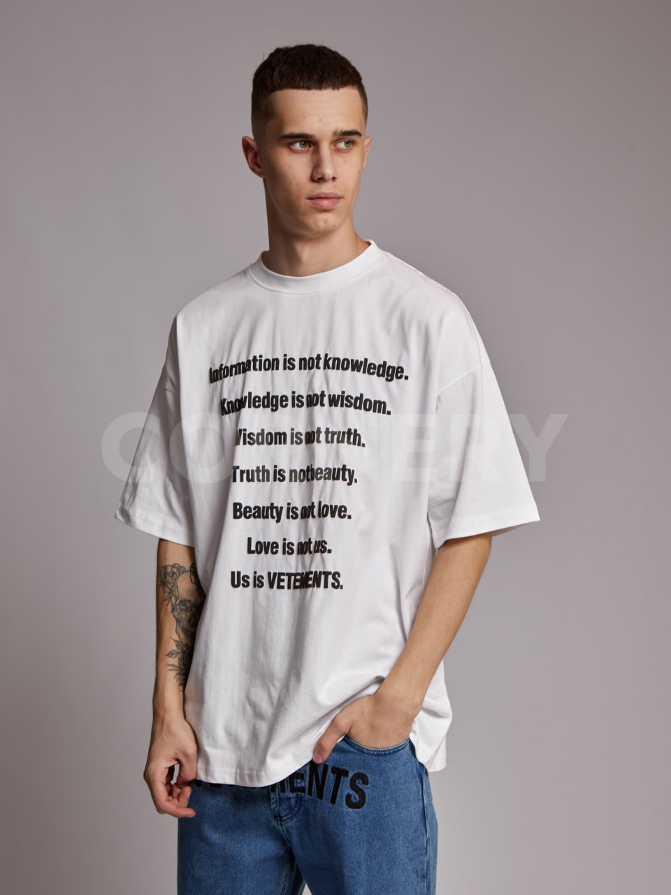 Футболка Vetements Knowledge — фото 4