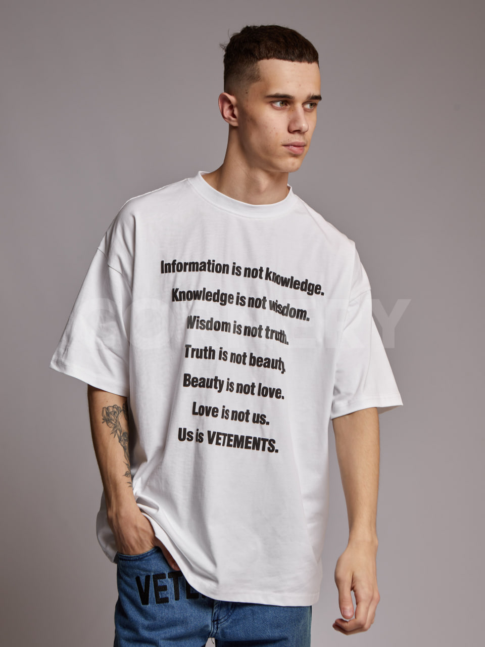 Футболка Vetements Knowledge — фото 5